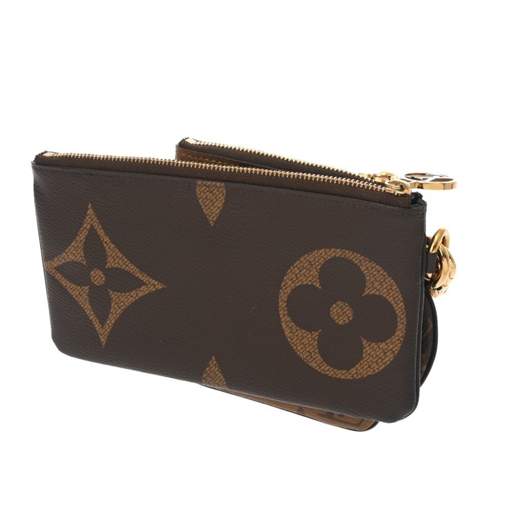 LOUIS VUITTON Brown Monogram Canvas Pochette Pouch - Picture 3 of 11